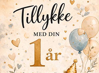 1 års fødselsdag