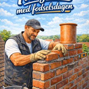 Tillykkekort til mureren 01