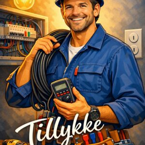Tillykkekort til elektrikeren 03