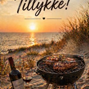 Tillykke kort til Grill entusiaster 03