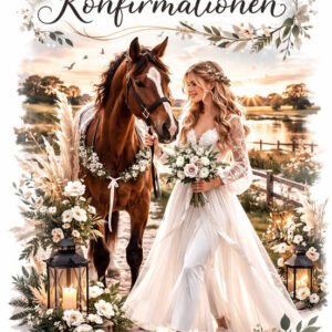 Hestekonfirmation kort 11