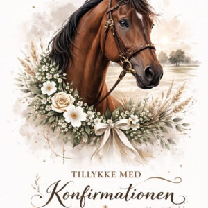 Hestekonfirmation kort 14