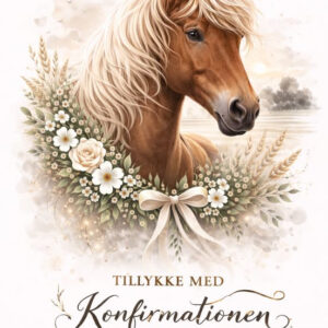 Hestekonfirmation kort 15