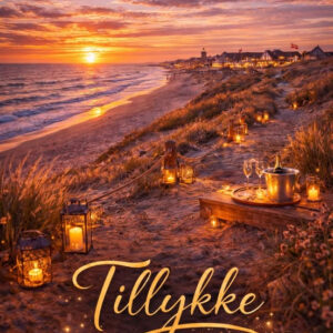 Tillykke kort med steder i Danmark 02