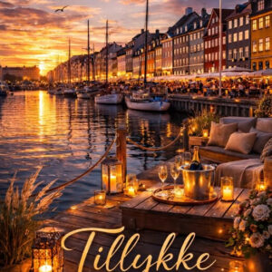 Tillykke kort med steder i Danmark 04