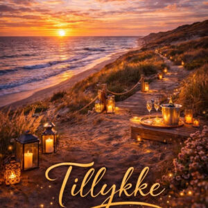 Tillykke kort med steder i Danmark 06