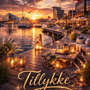 Tillykke kort med steder i Danmark 09