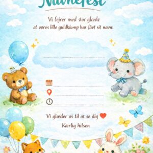 Navnefest Indbydelse 10