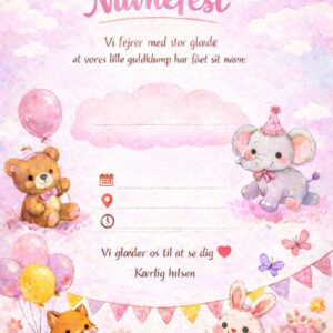 Navnefest Indbydelse 13