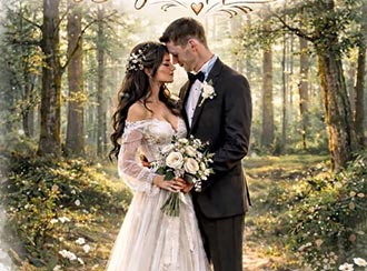 Bryllupskort