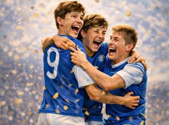 Konfirmation fodbold dreng
